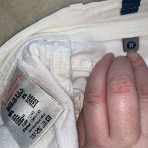 Citizens of Humanity Dani Cropped Straight Leg White 31 - Picture 4 of 9